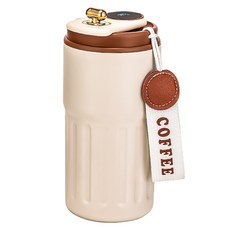 小麥購物 智能顯溫保溫杯 C619 214g, 1個, 450ml, 醇厚咖