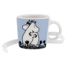 아라비아 무민 미니 머그컵, 러브블루, 1개