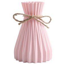썬앤드림 플라스틱 화병 플리츠, 핑크