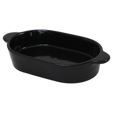 Royal Boden Volke 橢圓形烤箱焗烤盤, 黑色, 1個
