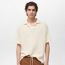 MANGO 男款CROCHI POLO衫 87099207