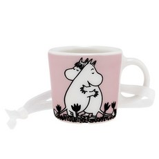 아라비아 무민 미니 머그컵, 러브핑크, 1개