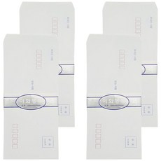 Ehwa 印刷規格信封 100g 100 x 205 mm 100入, 白色, 4個