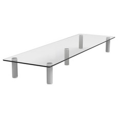 엘디엘마운트 킹콩 강화유리 모니터 받침대 APL-MR800, 1개, 투명