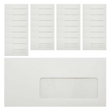 Ehwa 單窗信封 105 x 220 mm, 白色, 100個