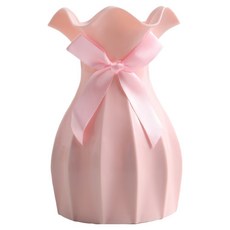썬앤드림 플라스틱 프릴 꽃병, 핑크