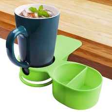 Living Pocket 防溢桌上型杯架, 1個, 綠色