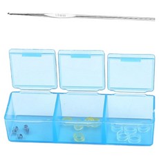 쏭킴 內嵌指甲自我護理 圓環10p + 掛鉤5p + 指甲掛鉤, 1套