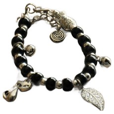 C-JARK 晴朗手鍊 黑色 20cm, 1個