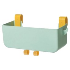 심플리아 침대 걸이 수납 다용도 정리함 바구니, 민트, 1개