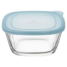 발룬피니 원터치 크리스탈 유리 밀폐용기, 1개, 350ml