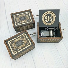 크블랑스 고급 수동 인테리어 선물용 오르골 3p, 블랙닷 934 해리 포터