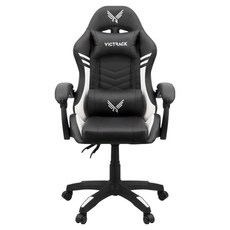VICTRACK 輕巧可調辦公電競電腦椅 A-02, 黑白色