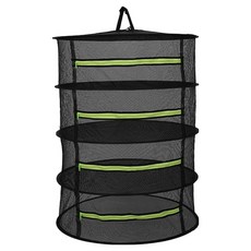 Librika 萬用多功能折疊式4層曬網, 黑色, 1個