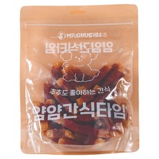 미스터추추 강아지 얌얌 간식 타임, 500g, 1개, 혼합맛(오리가슴살/고구마)