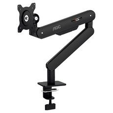 알파스캔 모니터암 싱글 AOC AM400, 블랙 다이아몬드, 1개 블랙 다이아몬드, 1개