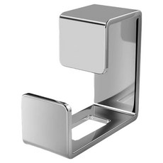 小麥購物 不銹鋼臉盆掛鉤 附黏著劑, 1個, 銀色