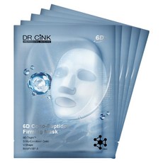DR CiNK 達特聖克 超時空激光6D毒螺胜肽緊膚面膜, 1組, 5片