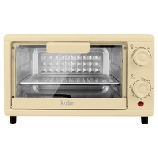 Kolin 歌林 雙旋鈕電烤箱 檸檬黃 10L, KBO-SD2218