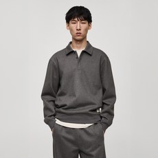 MANGO 남성용 LABELP 스웻셔츠 87090614