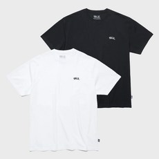 YALE 남녀공용 COOL COTTON SMALL ARCH 티셔츠 2종 세트