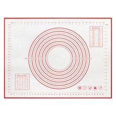 세븐프리 실리콘 반죽매트 레드, 1개