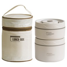 Solar Life 索樂生活 醫療級316不鏽鋼可微波便當盒2件組 2層, 1組, 單一顏色