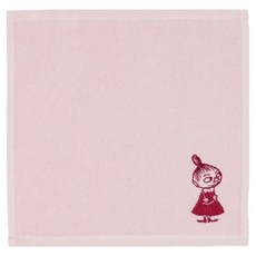ARABIA1873 Moomin 嚕嚕米迷你毛巾 GOTS 25 x 25 cm, 小不點粉紅, 單品, 1個