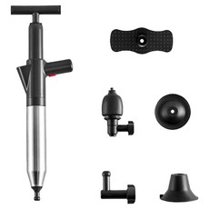 葉子小舖 不鏽鋼水管疏通器, 黑色