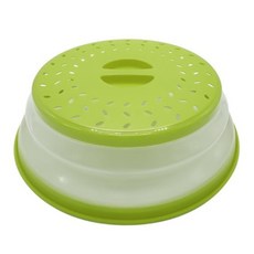 可折疊微波爐加熱防濺蓋, 1層, 綠色, 1個