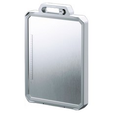 瑞典廚房 抗菌雙面砧板 316不鏽鋼 解凍/水果/防霉/生熟食區分/雙面可用, 1個, 銀色