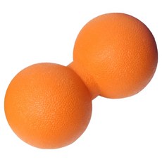 고무나라 TPE 듀얼 마사지볼, 오렌지, 1개