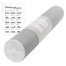 GOMUNARA 纖薄EVA泡棉滾筒, 1個, 灰色