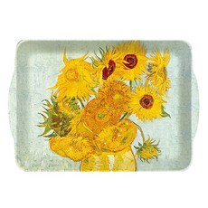 Easy Life 美耐皿托盤, 梵谷 十二朵向日葵 綠色, 1個