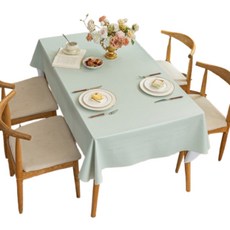 小羊皮防水防油桌布, 200 x 140cm, 酪梨綠, 1條