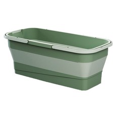 小麥購物 家用摺疊拖把桶 特大號 L226 22L 780g, 牛油果綠, 1個