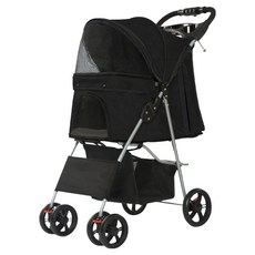 REDPUPPY 寵物Dozens推車, 黑色, 1個