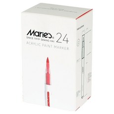 Sina Art 壓克力筆刷麥克筆 H-KD008-24, 1個, 24色