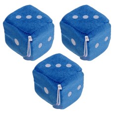 Party09 海綿骰子 中, 3個, 藍色
