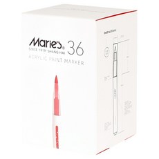 Sina Art 壓克力軟頭麥克筆 H-KD008-36, 36色, 1個