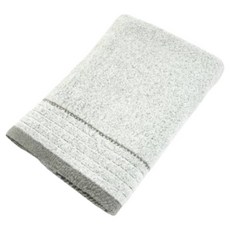 SHING LONG TEXTILE 台灣興隆毛巾 炭極簡奈米銀竹炭浴巾 430g 綿紗 + 聚酯纖維, 灰色, 1條