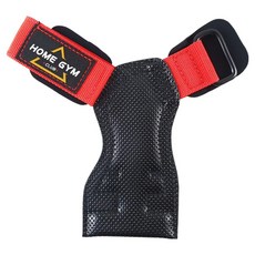 Valeo 健身拉力手套 PU, 紅色, 1雙