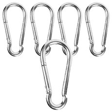 BUCK703 Media露營高強度鋁製登山扣, 單色, 5個