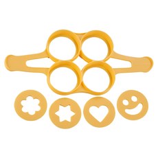 tescoma 4格煎蛋器 + 造型模片組, 1組