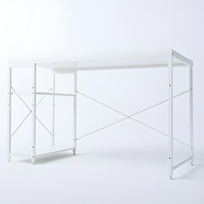 BLMG 基本款含收納架書桌, 白色