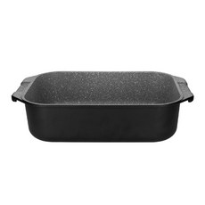 Masterclass 雙柄長方不沾深烤盤 黑色, 1個