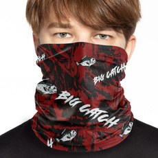 DEUX 釣魚面罩 頸圍 BF-23, 紅色, 1個