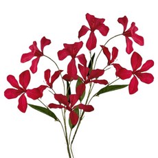 그린허그 오렌지 자스민 조화, 레드, 2개