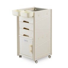 巧福 移動式收納櫃 CF-C04, 1個, 白色