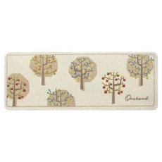 日本 oka 廚房地毯 可清洗 日本製, 米色